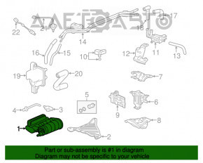 Канистра с углем абсорбер Honda CRV 17-19 2.4