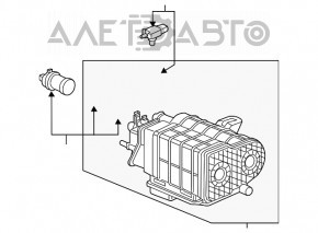 Canistra cu absorbant de carbon Acura ILX 13-19