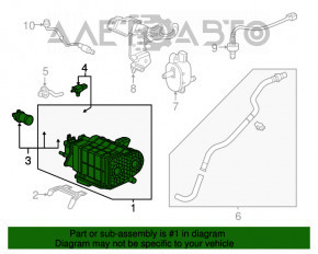 Canistra cu absorbant de carbon Acura ILX 13-19