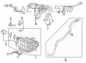 Canistra cu absorbant de carbon Acura ILX 13-19