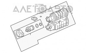 Canistra cu absorbant de cărbune pentru Honda CRZ 11-16