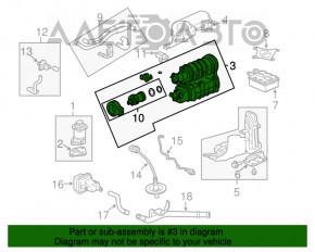 Canistra cu absorbant de cărbune pentru Honda CRZ 11-16