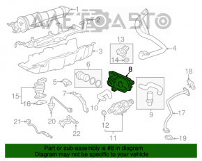 Filtrul absorbant de combustibil Honda HR-V 16-22 AWD