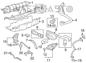 Filtrul absorbant de combustibil Honda HR-V 16-22 AWD