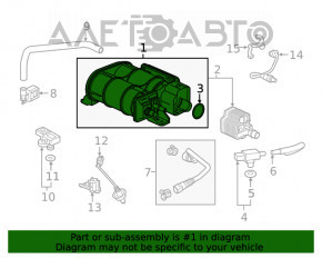 Canistra cu absorbant de carbon Honda Clarity 18-21 SUA asamblată