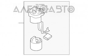 Топливный насос бензонасос Infiniti G35 4d 06-09