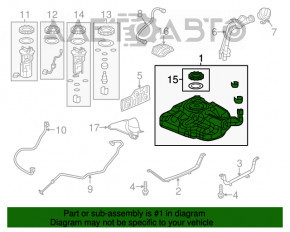 Rezervor de combustibil Acura ILX 13-19