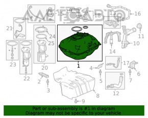 Топливный бак Honda Clarity 18-21 usa