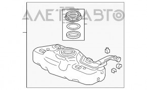 Rezervorul de combustibil Honda CRZ 11-16