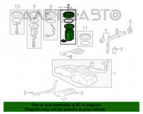 Pompă de combustibil pentru Honda Accord 13-17 hibrid