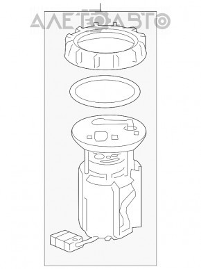 Топливный насос бензонасос Honda Accord 13-17 hybrid