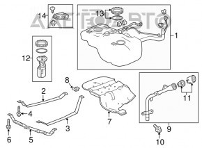 Pompă de combustibil, pompă de benzină Acura MDX 14-20