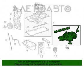 Коллектор впускной Lexus NX200t NX300 15-21 2.0T