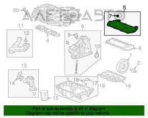 Накладка впускного коллектора Honda Accord 13-17 3.5