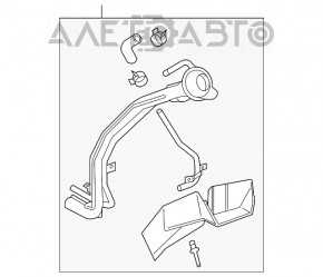 Gura de umplere a rezervorului de combustibil Mitsubishi Outlander Sport ASX 10-