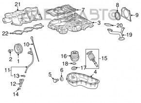 Коллектор впускной нижняя часть Toyota Highlander 08-13 3.5