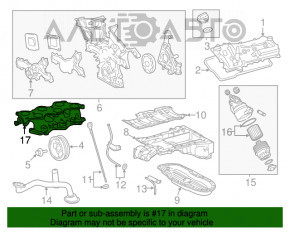 Коллектор впускной нижняя часть Lexus GS350 GS450h 06-11