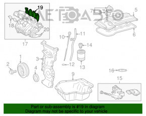 Защита впускного коллектора Toyota Camry v40 2.4, hybrid верх