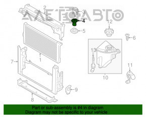 Suport radiator dreapta sus BMW X3 F25 11-17 nou OEM original