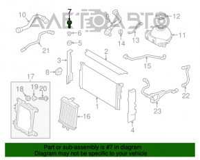 Suport radiator dreapta sus BMW F30 12-18 nou OEM original