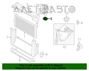 Suport radiator stânga superioară BMW X3 F25 11-17 nou OEM original