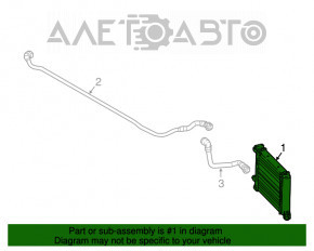 Radiator de răcire apă BMW X1 F48 16-22 B46 suplimentar