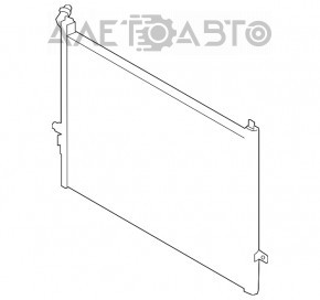 Radiatorul intercoolerului BMW 5 G30 17-23