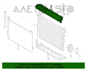 Suport radiator superior BMW 5 G30 17-23