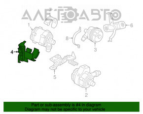 Suport motor de răcire BMW 5 G30 17-20