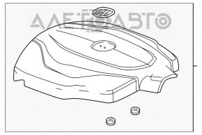 Capacul motorului Acura TLX 15- 3.5