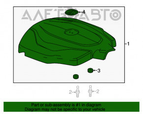 Capacul motorului Acura TLX 15- 3.5