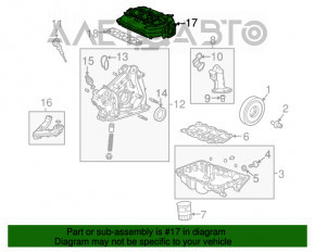 Коллектор впускной Honda Accord 13-17 3.5