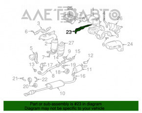 Protecția colectorului din spate pentru Lexus RX300 RX330 RX400h 04-09