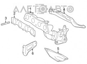 Защита коллектора Toyota Prius V 12-17