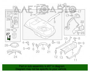 Senzorul de nivel al combustibilului Mitsubishi Eclipse Cross 18- FWD