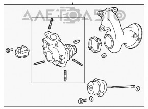 Turbina Lexus NX200t NX300 15-21