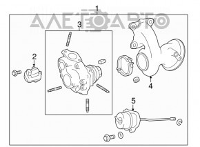 Turbina Lexus NX200t NX300 15-21