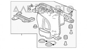 Корпус воздушного фильтра нижняя часть Honda Civic X FC 16-21 2.0