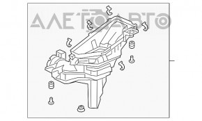 Corpul filtrului de aer Honda Insight 19-22 complet asamblat