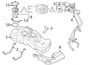 Топливный бак Nissan Sentra 20-