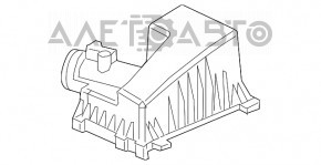 Partea superioară a carcasei filtrului de aer Honda Clarity 18-21 usa nou original OEM