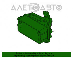 Radiatorul de transmisie automată pentru BMW X1 F48 16-19 B46