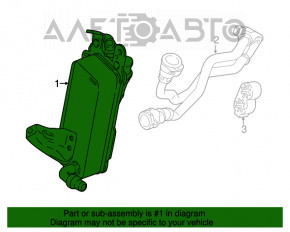 Radiator de ulei pentru cutia de viteze automată BMW F30 17-18 B46