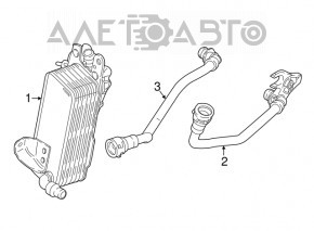 Охладитель масляный АКПП BMW 7 G11 G12 16-19 B58