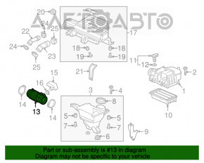 Воздуховод Honda CRV 17-22 1.5Т