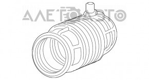 Воздуховод на коллектор Honda Civic XI FE/FL 22- 2.0