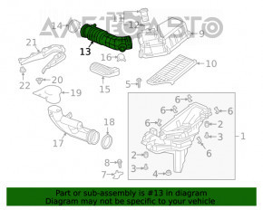 Conductă de aer către filtrul cu rezonator pentru Honda Insight 19-22