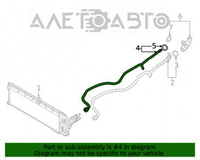 Racordul de racire a cutiei de viteze automata pentru BMW X3 G01 20- 2.0T fabricat.