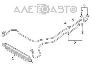 Corpul termostatului cutiei de viteze automate BMW X3 G01 18-21