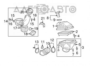 Воздуховод Acura MDX 07-13 OEM